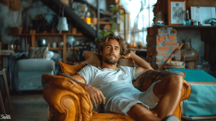 Estilo masculino caseiro