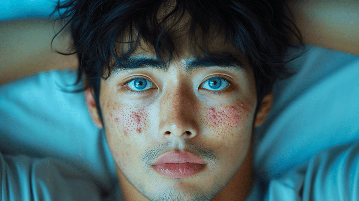 Espinhas no rosto